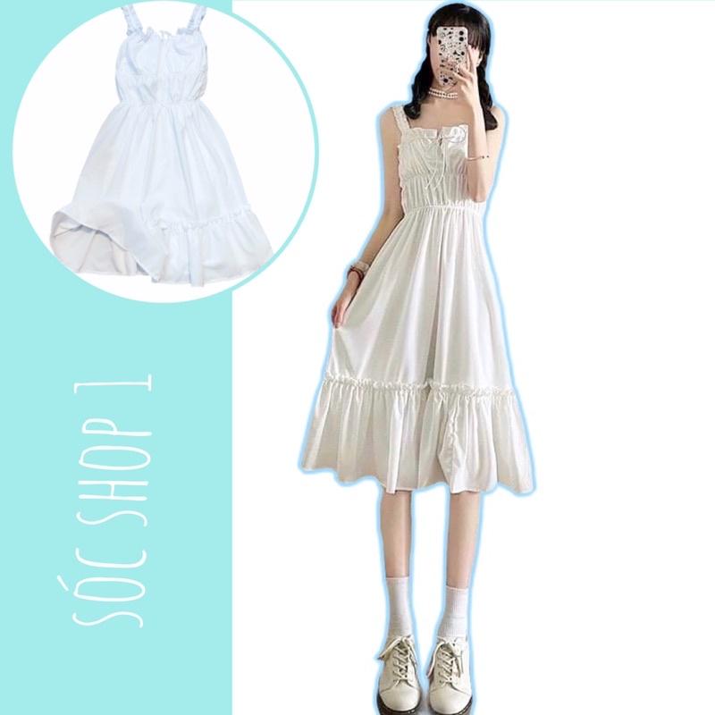 Váy 2 Dây Hoa Nhí Baby Doll