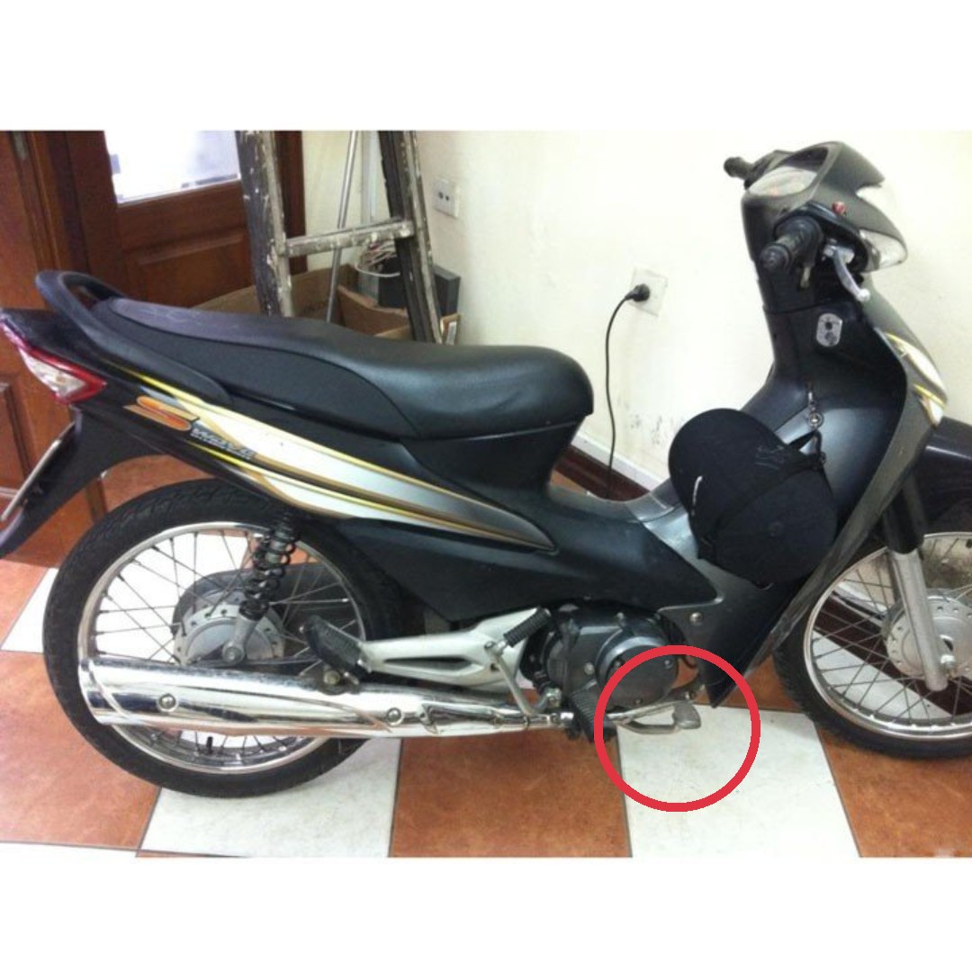 Cần đạp phanh sau xe Wave RS - anpha 100 - Wave S100 đời 2006 đến 2016 - TKA8904,,'K19T1'