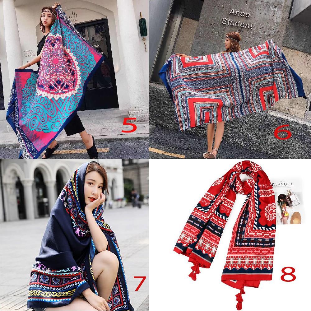 Khăn Choàng Thổ Cẩm Đi Biển