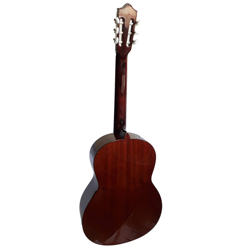 Đàn Guitar Classic DC120 dây nilon mặt gỗ thông lưng và hông gỗ hồng đào dòng trung kỹ cho âm thanh ấm áp trữ tình Duy Guitar