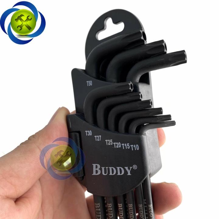 Bộ lục giác sao ngắn 9 cây Buddy BA0097 có nam châm