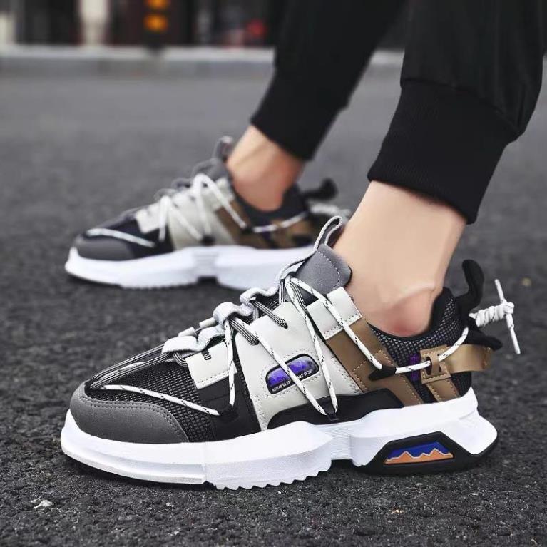 Giày thể thao nam, giày sneaker nam HQ thiết kế mới lạ XK008