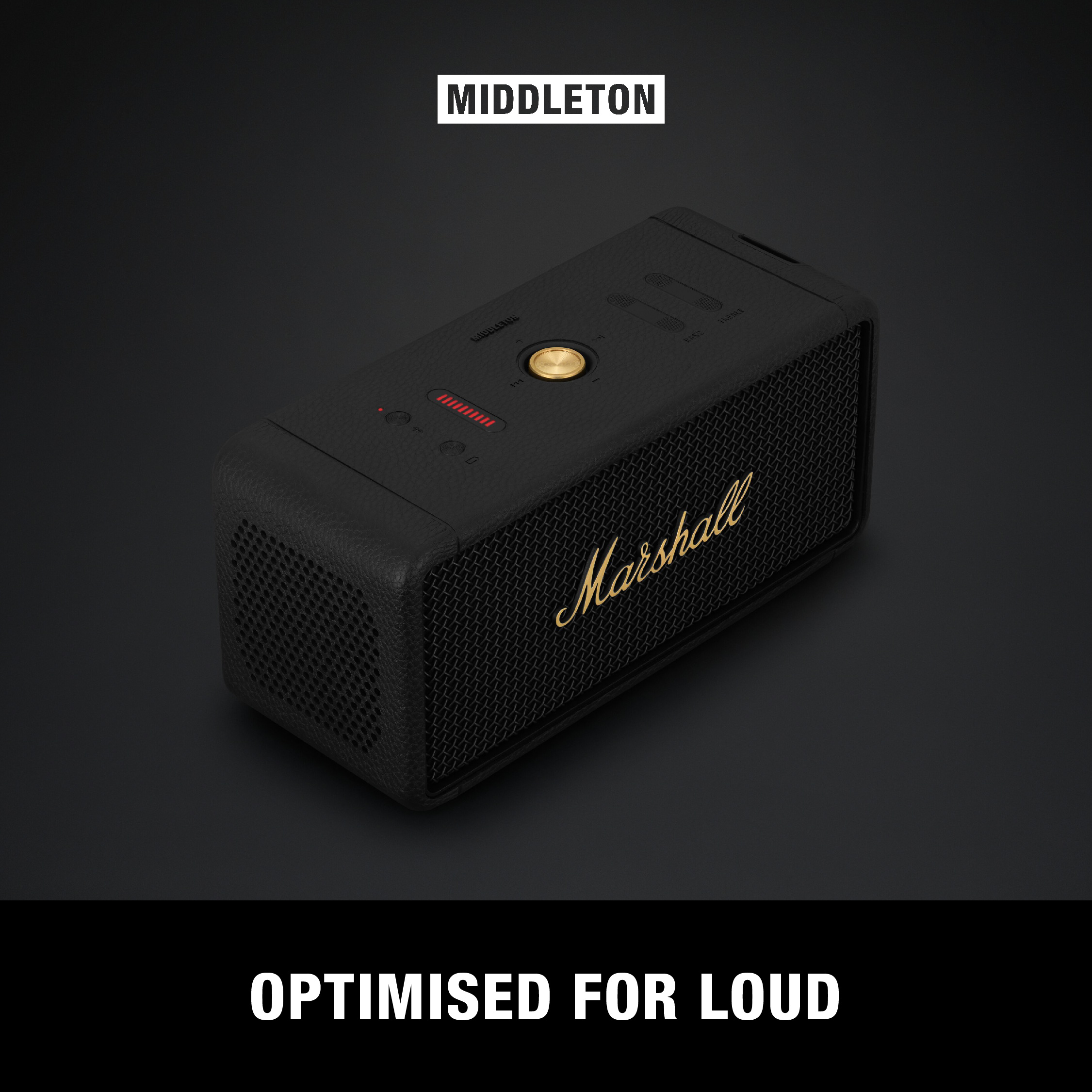 Loa Bluetooth Marshall Middleton Portable - Hàng Chính Hãng (Cream)