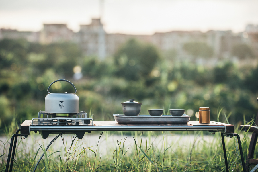 Bộ ấm pha trà Titanium Tea Set KEITH Ti3910