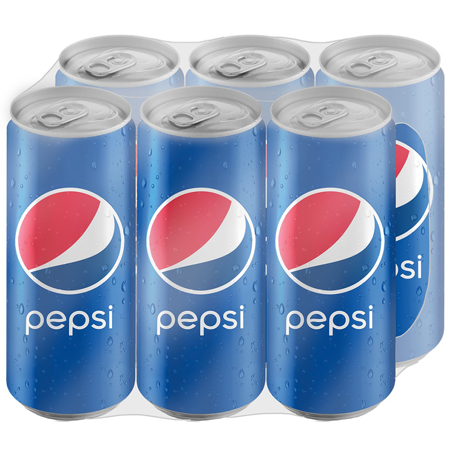 Nước ngọt Pepsi 330ml 6 Lon