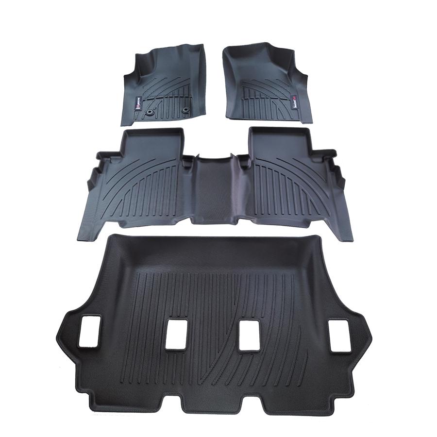 Toyota Fortuner 2006-2016, Thảm lót sàn xe ô tô Nhãn hiệu Macsim chất liệu nhựa TPV hàng loại 2