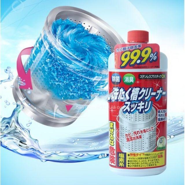 Nước tẩy lồng máy giặt Nhật Bản 550ml