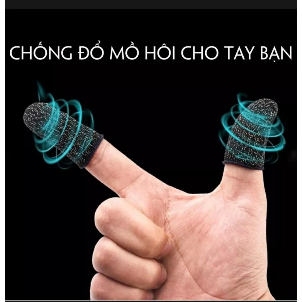 Bộ 2 Ngón Tay Chuyên Dụng Chơi Game Mobile Chống Ra Mồ Hôi Tay.