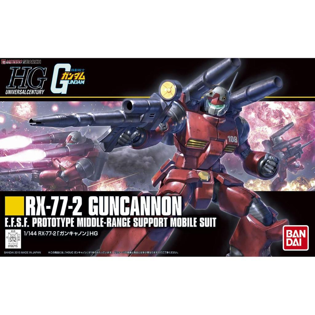 Mô hình lắp ráp HG UC GUNCANNON Bandai - Hàng chính hãng