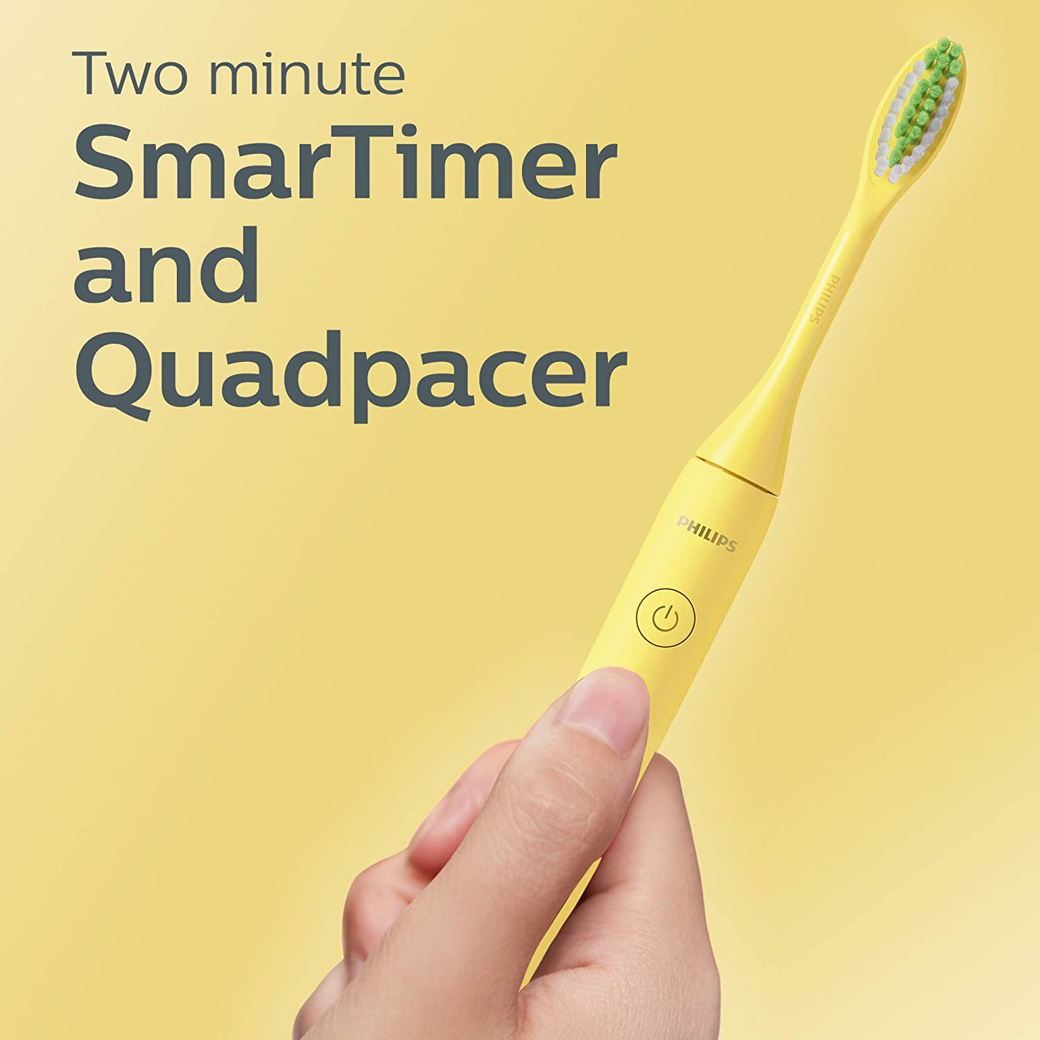 Bàn chải đánh răng dùng pin Philips One by Sonicare, Mango Yellow, HY1100 / 02