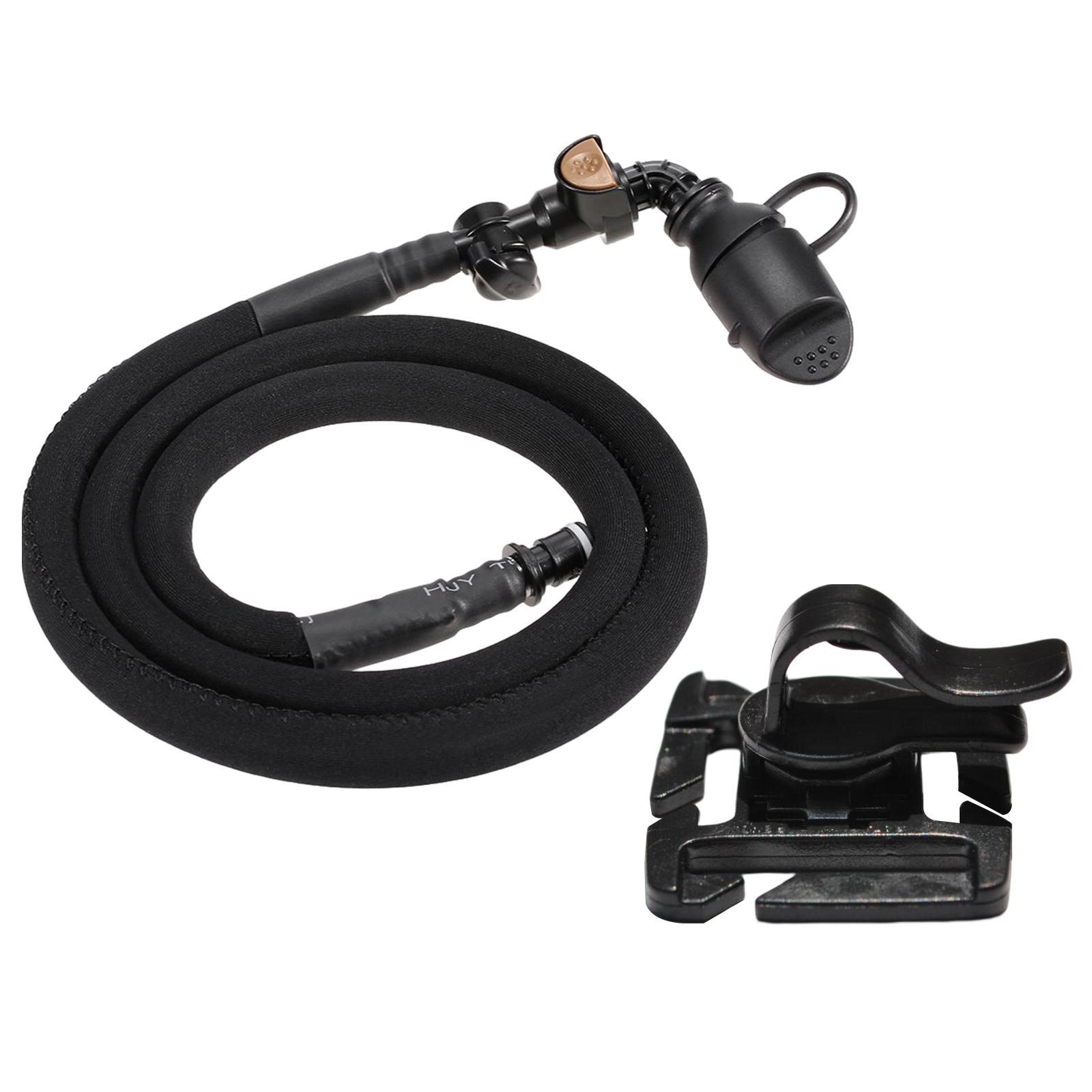 Durable Hydration Reservoir Drink Tube Water Tube Clip Drinking Snaps Buckle 37inch Hydration Pack Hose for Water Bag Hiking Water Reservoir