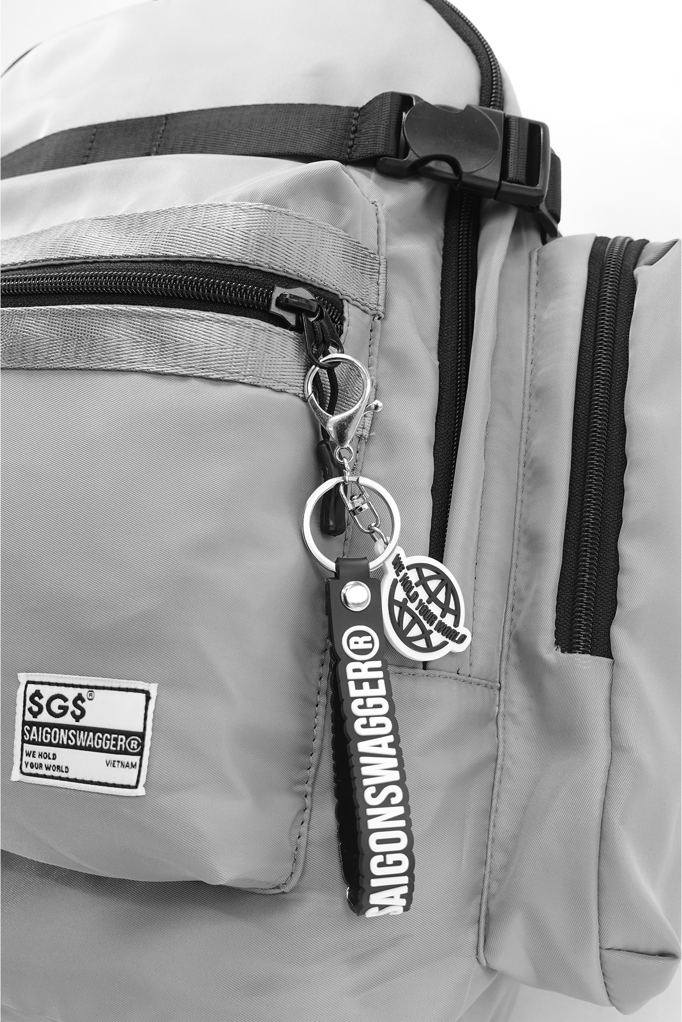Móc khoá cao su SAIGONSWAGGER SGS LOGO TAG KEYCHAIN