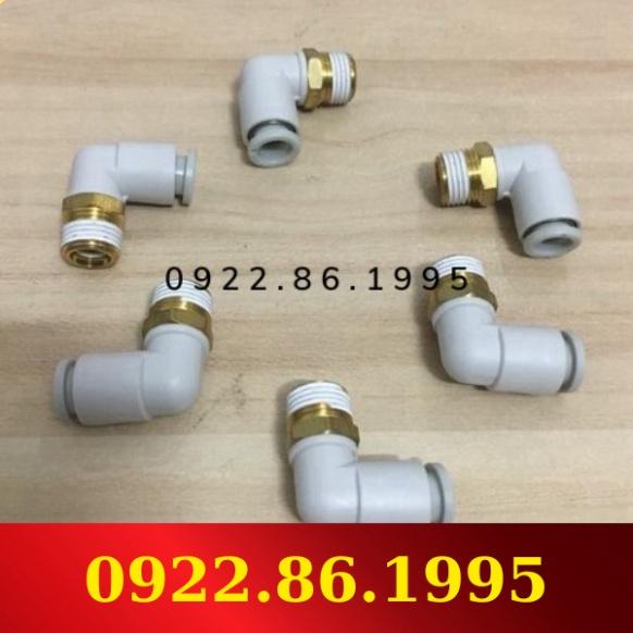 Khớp nối góc 90 độ  đầu dây khí SMC KQ L mới