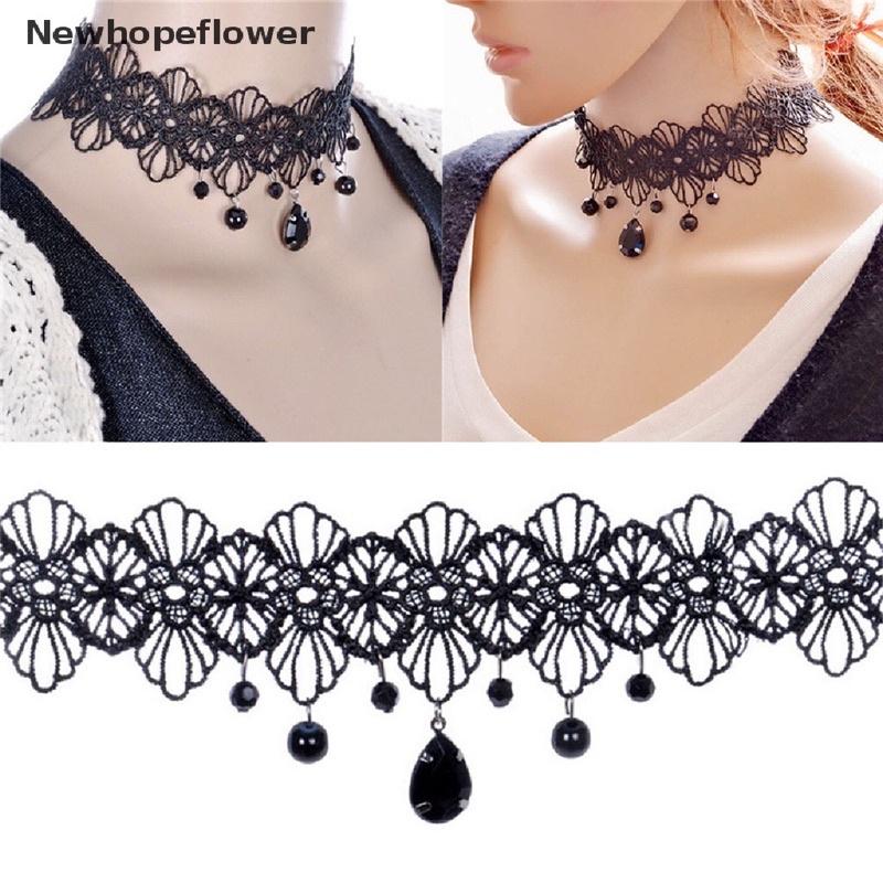 Vòng cổ choker ren phong cách gothic cổ điển xinh đẹp