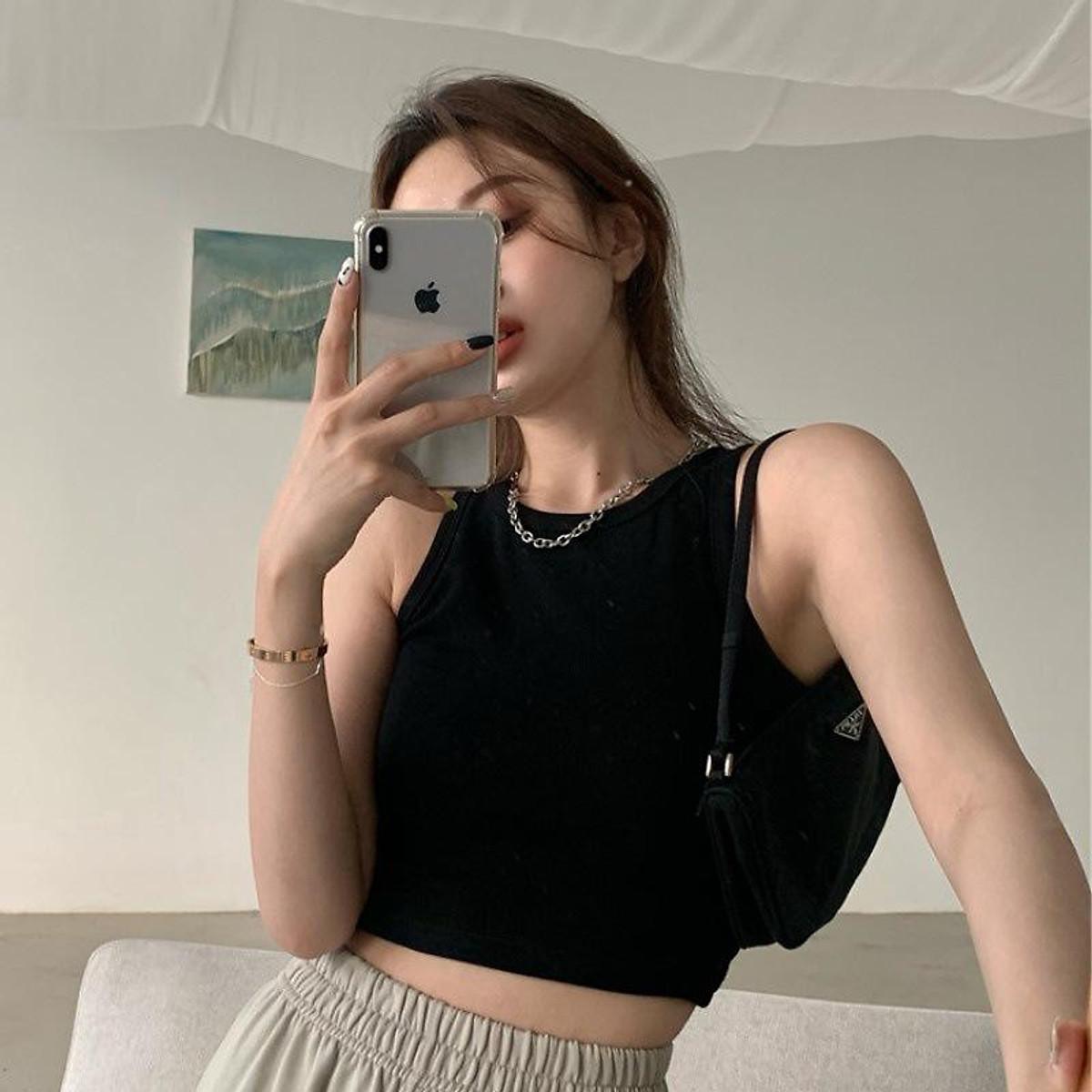 Áo croptop nữ đẹp, áo croptop ba lỗ, phong cách mùa hè năng động, mặc ở nhà, đi chơi, đi biển, aloha