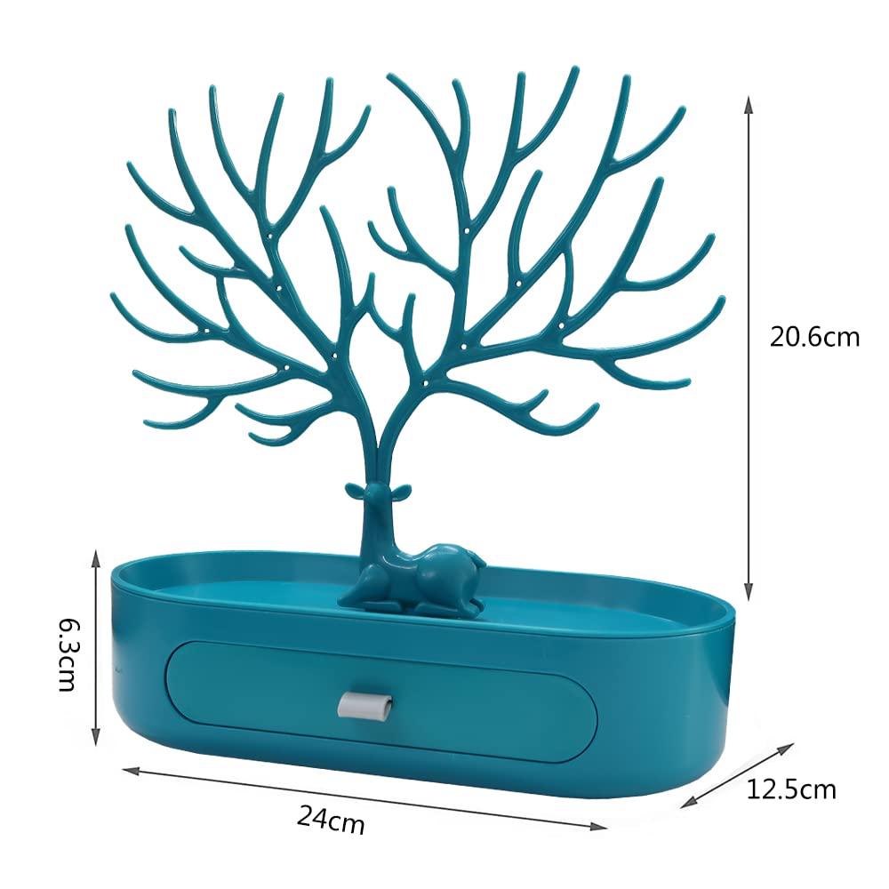 Gem WWED, vòng cổ được lưu trữ, giá đỡ trang sức với ngăn kéo, người giữ bông tai, dây đeo cổ tay, cây trang sức, cây đứng, khuyên tai, đồ trang sức