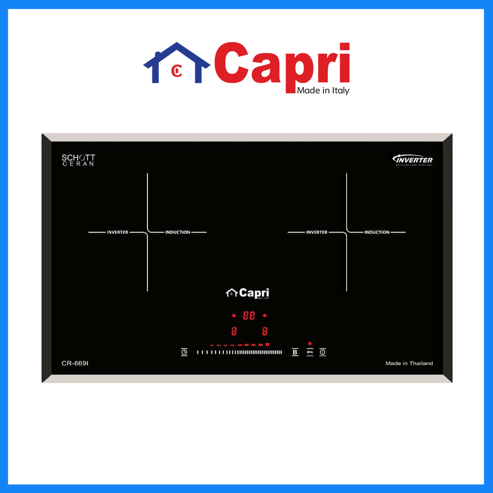 Bếp từ đôi Capri CR-669I | Hàng chính hãng | Nhập khẩu Thái Lan