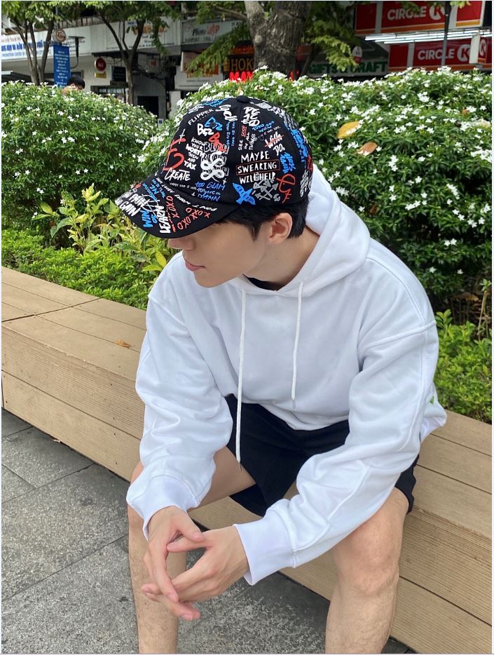 PREMI3R Mũ lưỡi trai  Nón Ballcap Premi3r FL394 4SKETCH - Đen mũ lưỡi trai phong cách hàn quốc nón thương hiệu chính hãng