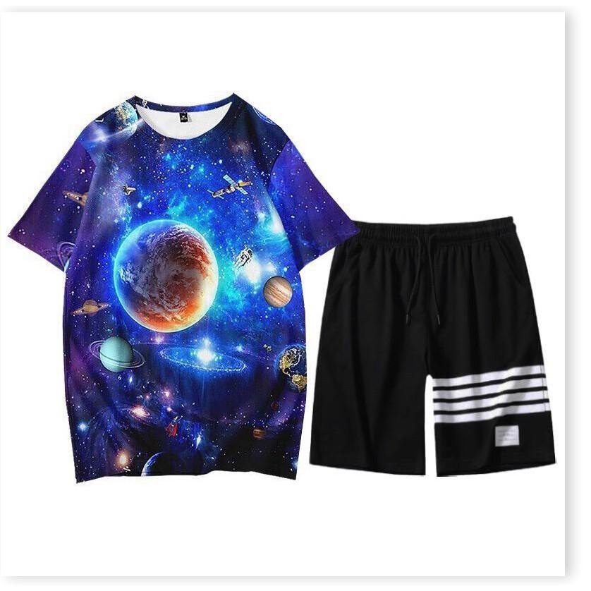SET BỘ THUN THỂ THAO HÈ CỰC CHẤT PHONG CÁCH MỚI / HOT HÈ 2021 KHANH AN FASHION