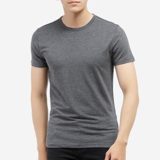 Áo Thun Nam Trơn Ngắn Tay Cotton , Phom Dáng Body, Nhiều Màu Sắc AL40