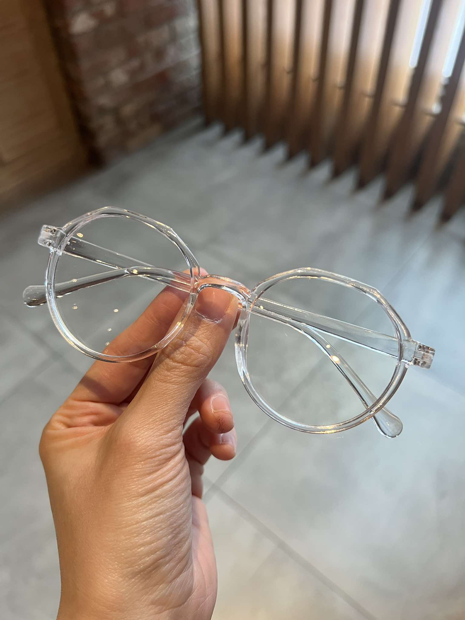 Kính Mắt tròn gọng nhựa dẻo nhẹ