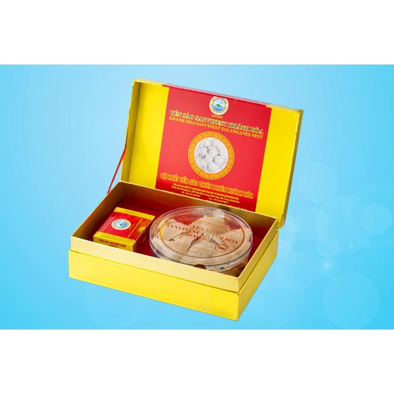 Yến Sào Sanvinest Khánh Hòa Chính Hiệu CHÍNH HÃNG Nguyên Tổ Sơ Chế - Hộp 100 Gram (S210)