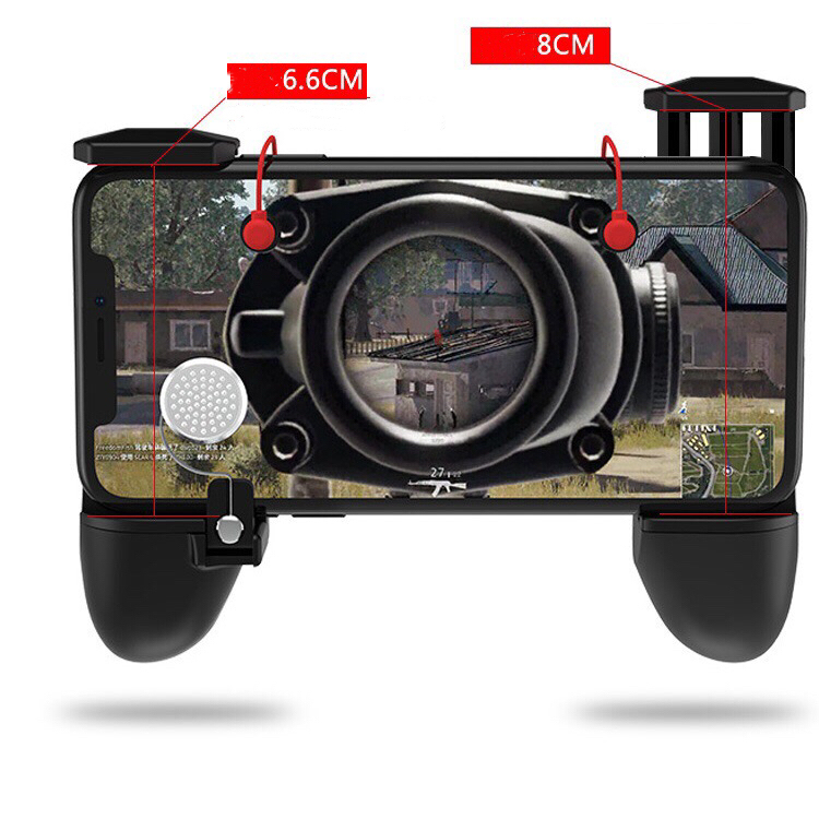 Tay Cầm Hỗ Trợ Chơi Game 3 Trong 1 HANDLEMV - Combo 3 món Gamepad, Joystick, Nút Hỗ Trợ Chơi Game Mobile Mã HANDLEMV