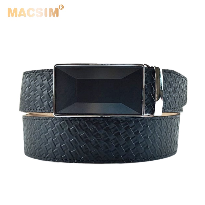 Thắt lưng nam da thật cao cấp nhãn hiệu Macsim MS004