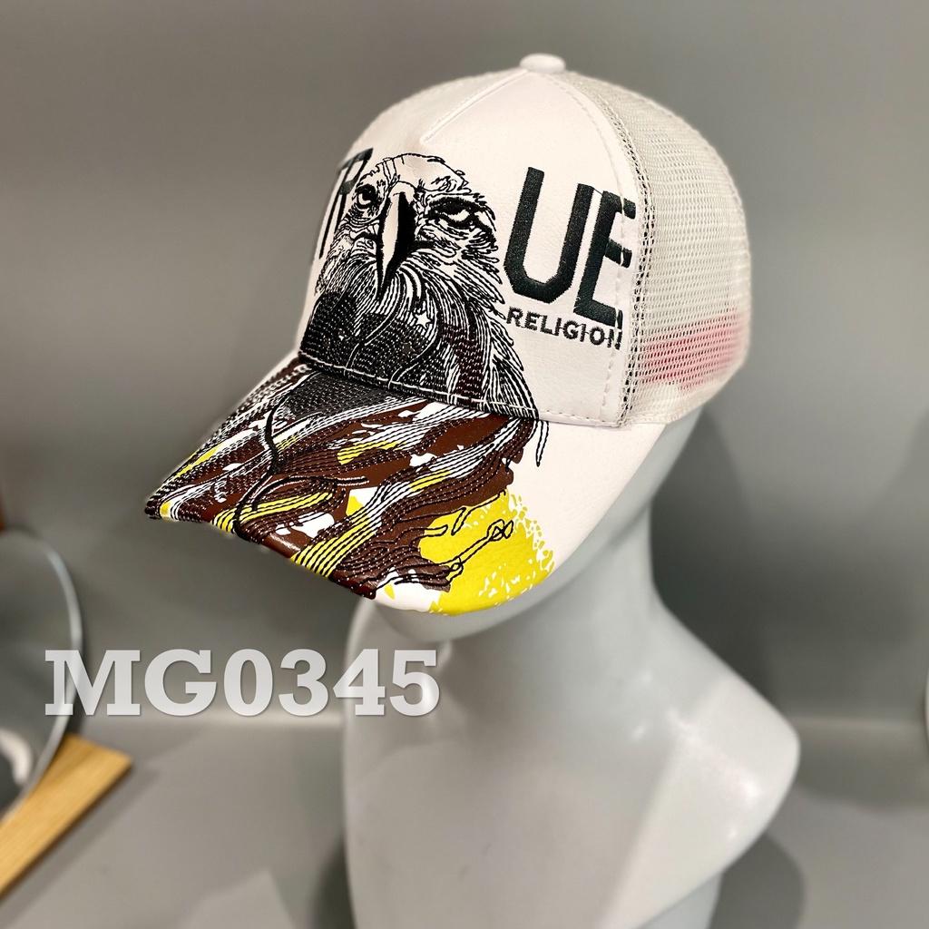Mũ lưỡi trai lưới Nón kết Thêu logo True Religion Unisex Freesize Monoshop
