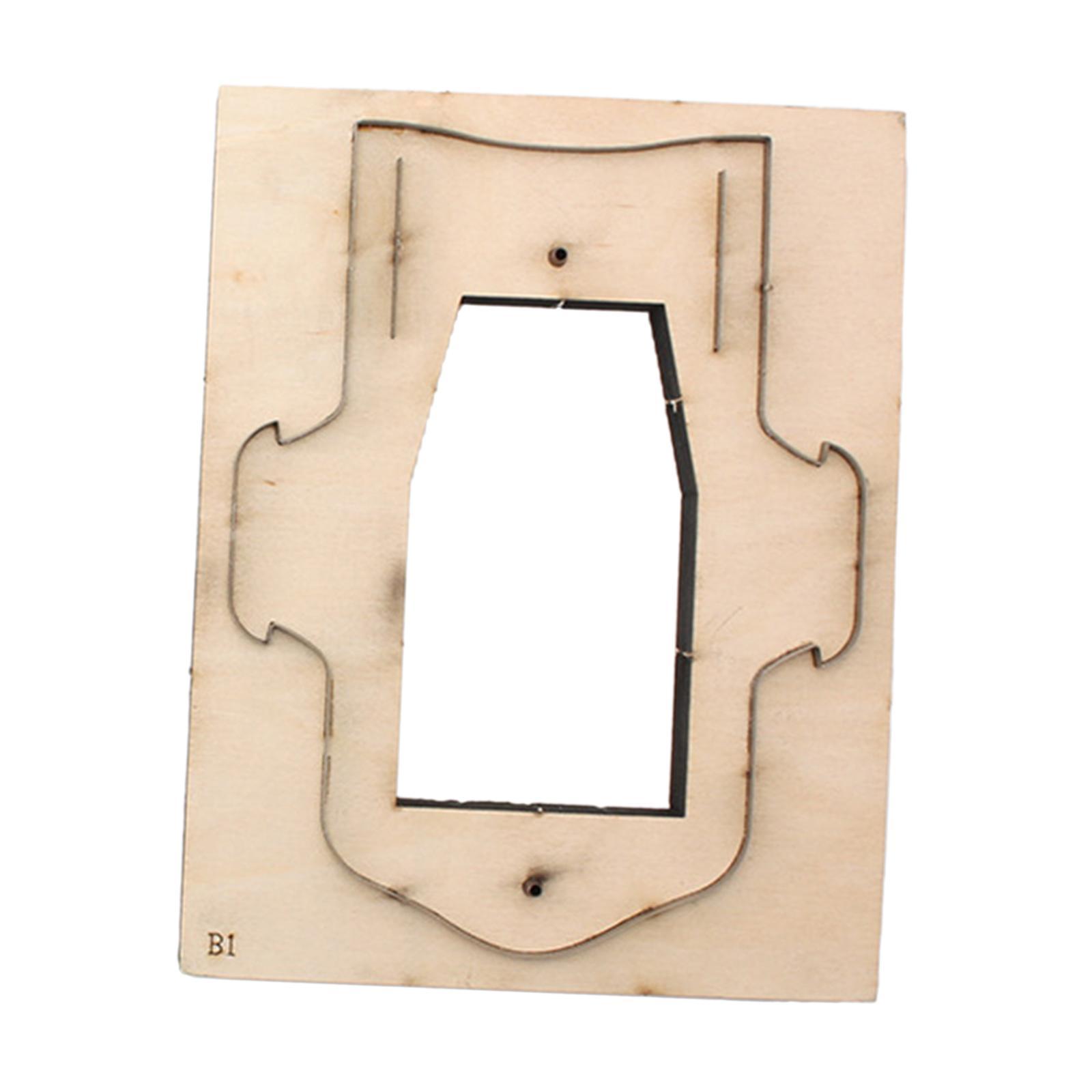 Card Bag Templates Wooden Steel Rule Making Stencil Leather Wallet Template