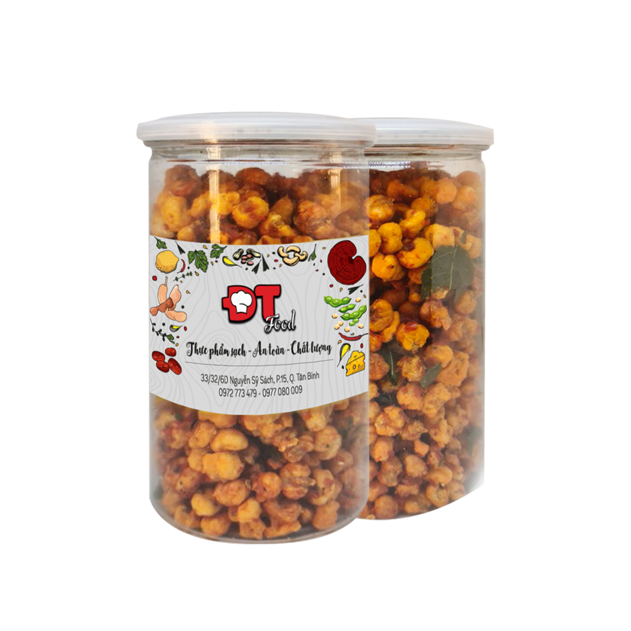 Combo 2 Hộp Bắp Sấy Giòn Xốc Khô Bò Sợi Lá Chanh DTFood