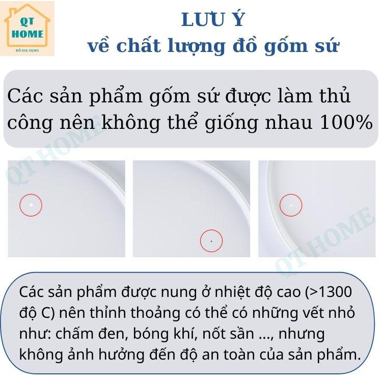 Đĩa Sứ Có Tay Cầm, Khay Nướng Sứ, Dĩa Sứ Sâu Lòng, Họa Tiết Hoa Quả, Trái Cây (Hình Thật)