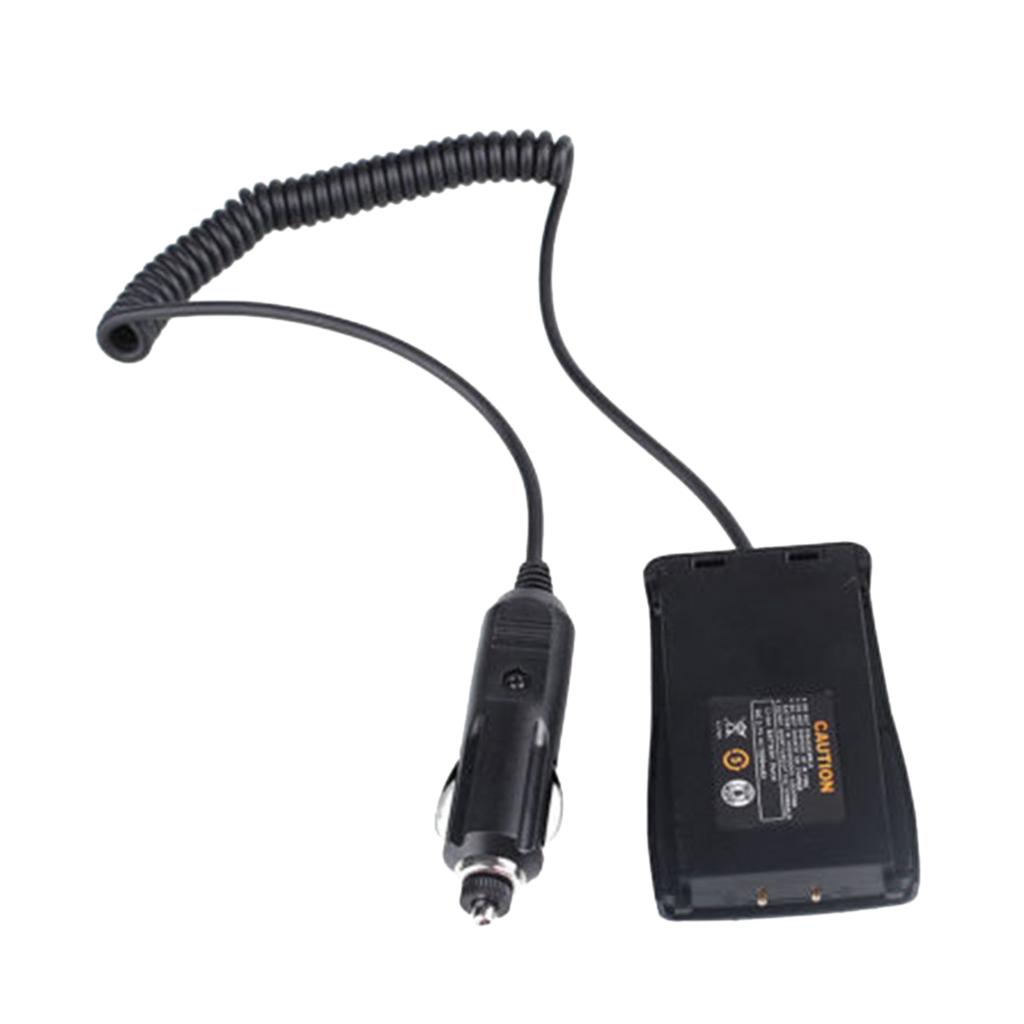 Car Charger DC 12V Battery Eliminator Adapter For BF-888S BF-777S BF-666S Walkie Talkie Ham Radio