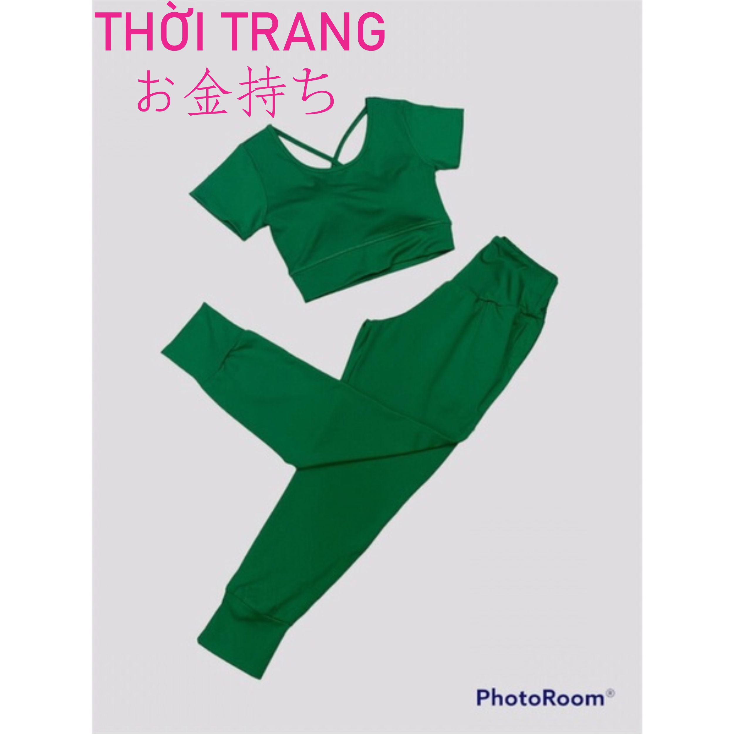 Set bộ nữ tập gyp tập yoga quần áo alibaba, áo croptop