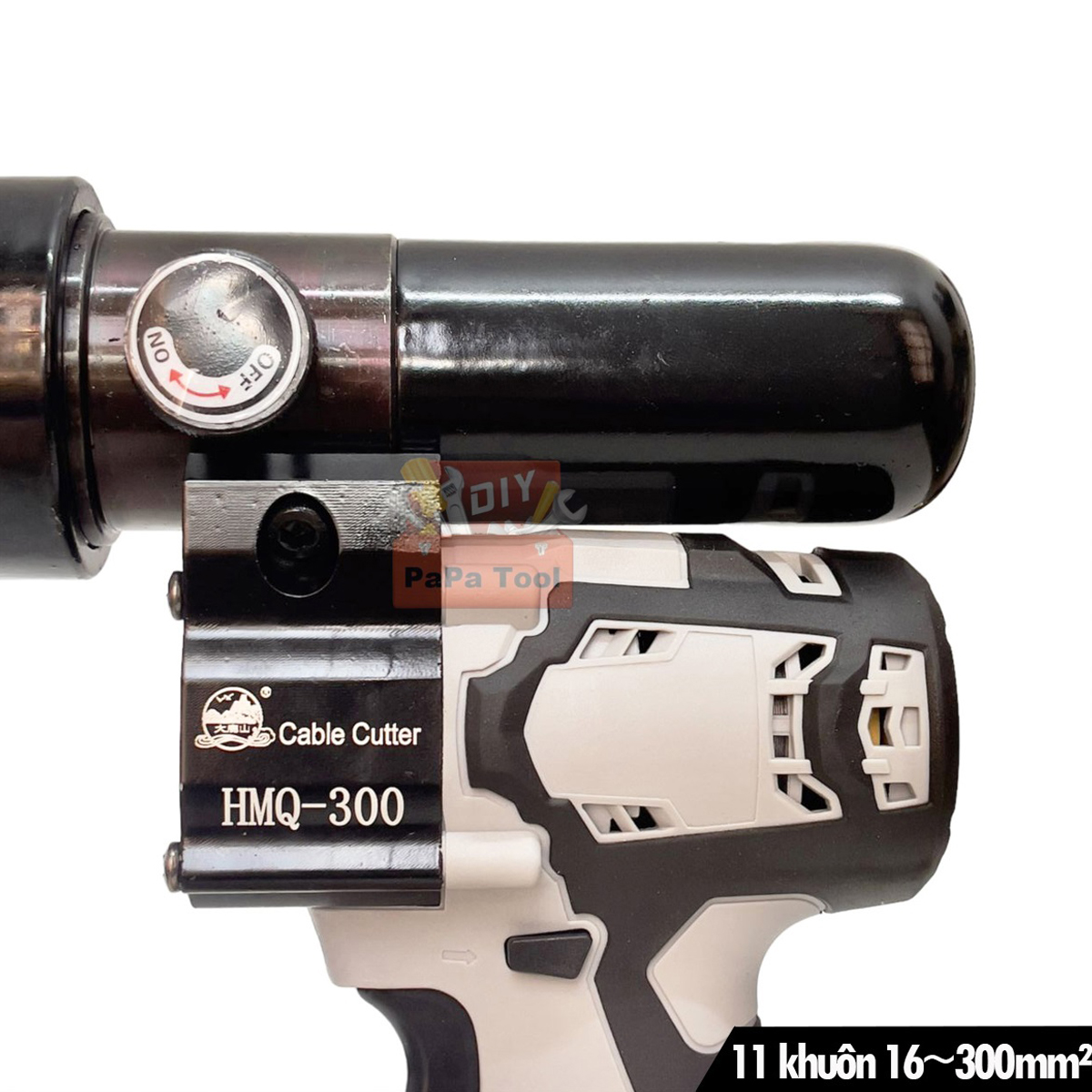 Máy Ép Cos Thủy Lực Dùng Pin Dalushan HMQ-300 – 16-300mm²