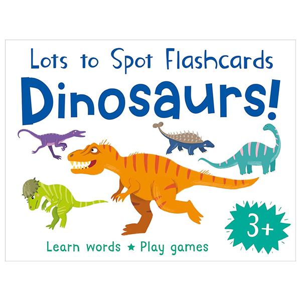 Sách ngoại văn: Lots To Spot Flashcards - Dinosaurs!