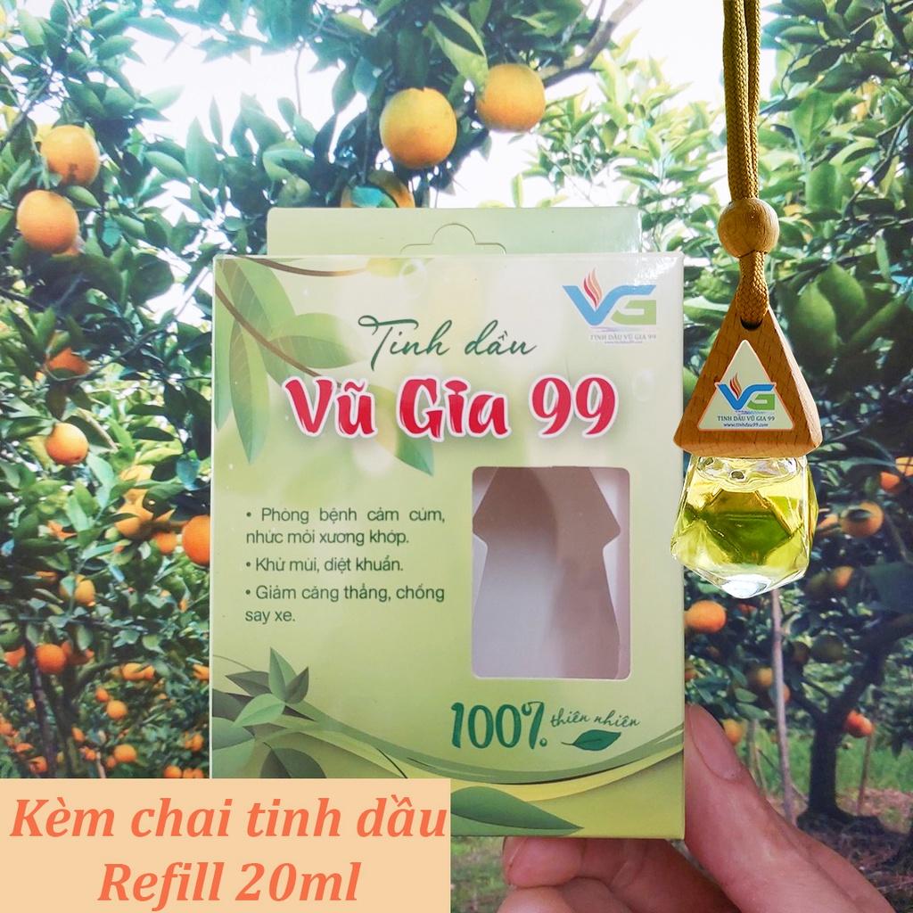 Tinh dầu treo xe cao cấp 8ml kèm chai refill 20ml