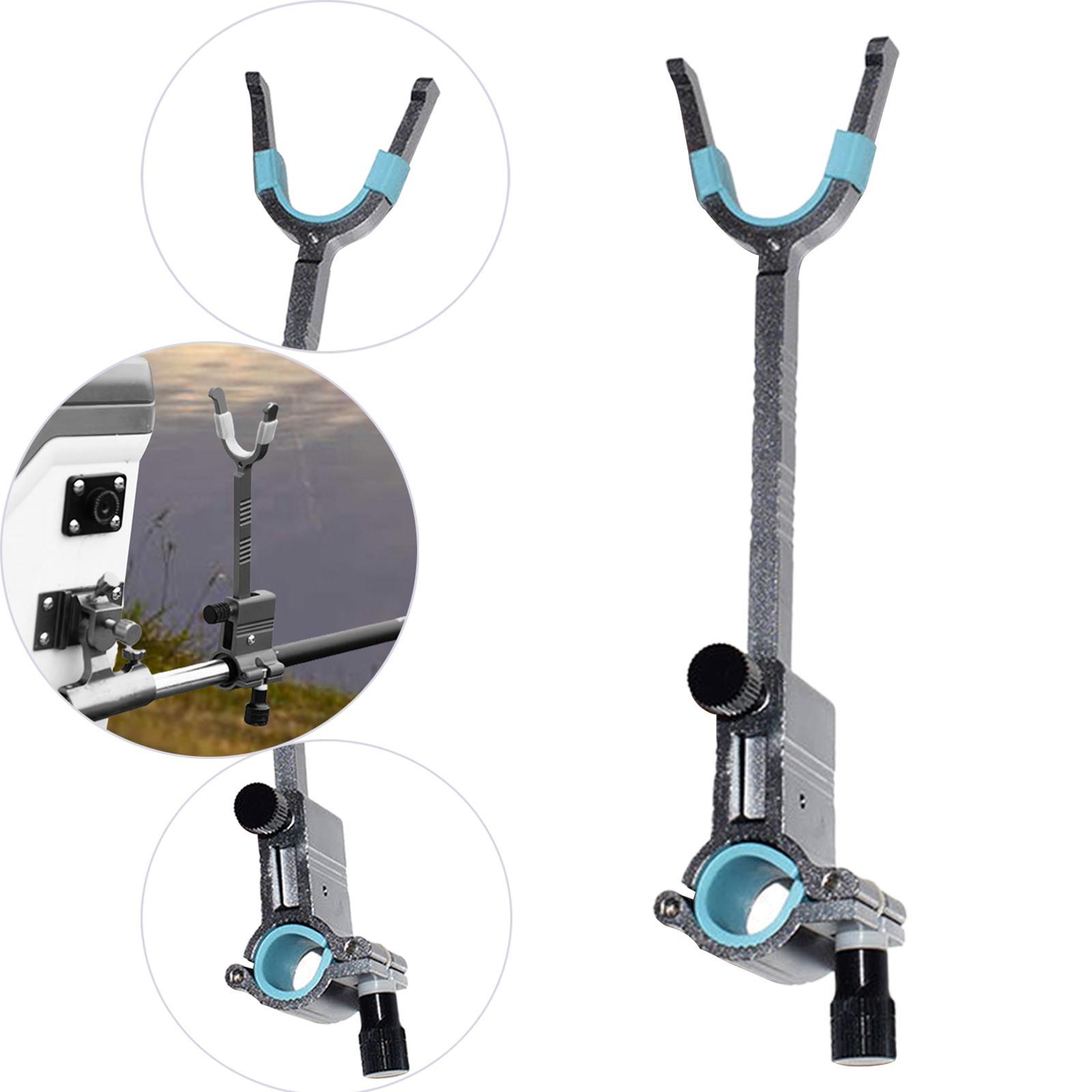 Rod Holders for Bank Fishing, Fishing Pole Holder Aluminum Alloy Lightweight Fishing Rod Bracket for Lakes Boat Outdoor Fishing Accessories