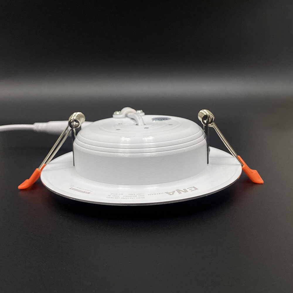 Đèn âm trần downlight ENAVietnam DTF 5W 7W 9W 12W 15W 18W 24W viền vàng viền bạc