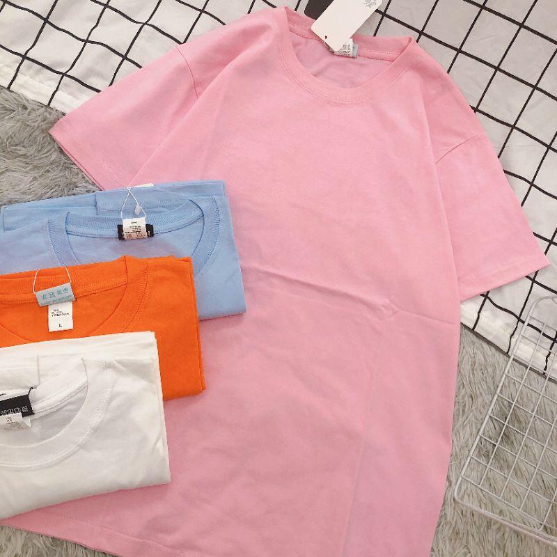 Áo thun trơn basic 100% cotton mềm mịn, hút mồ hôi ulzzang - ẢNH THẬT