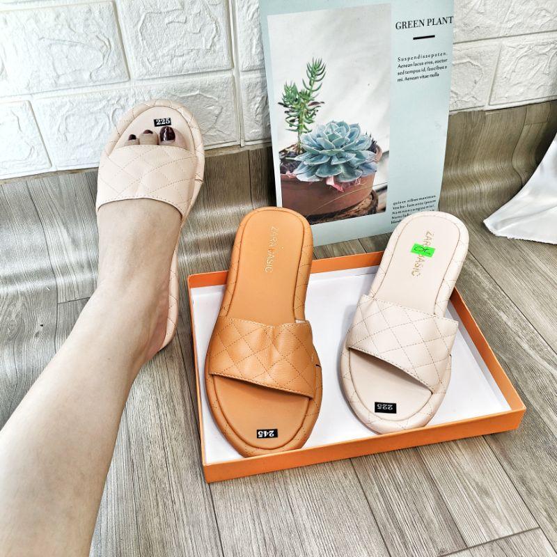 Dép Bánh Mỳ Quai Ngang Chần Ô Siêu Nhẹ