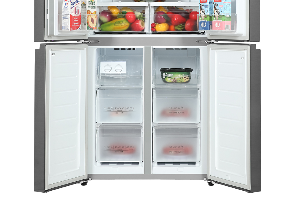 Tủ lạnh Casper Inverter 462 lít Multi Door RM-520VT - Hàng chính hãng - Giao HCM và 1 số tỉnh thành