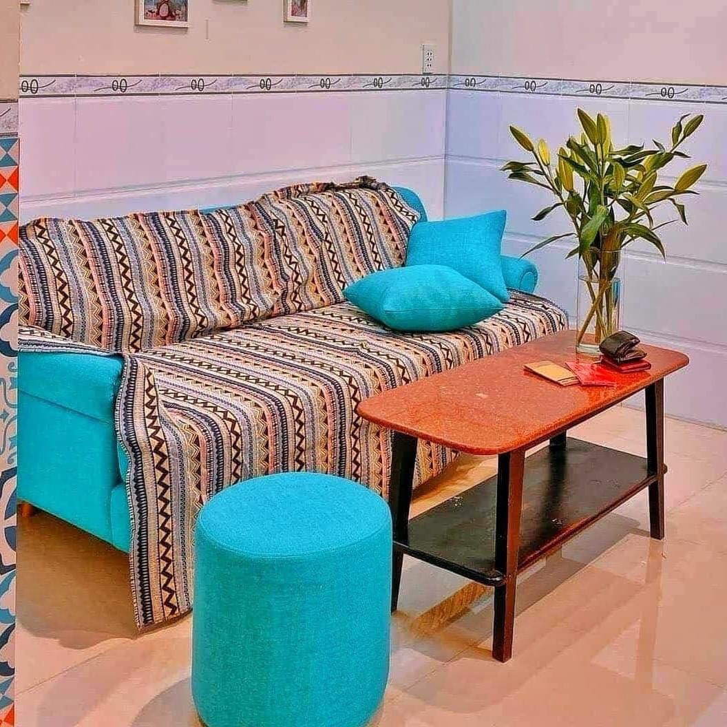 Thảm Vải Thổ Cẩm Phủ Ghế Sofa, Khăn Trải Bàn,  Thảm Trải Sàn CTC03 - Trang Trí Phòng Khách, Phòng Ngủ