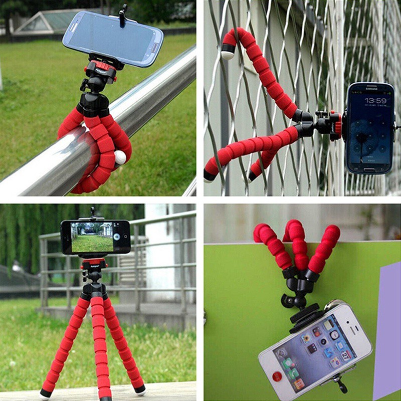 Chân Tripod Bạch Tuộc Xốp - Uốn Siêu Dẻo Mọi Địa Hình (Giao màu ngẫu nhiên)