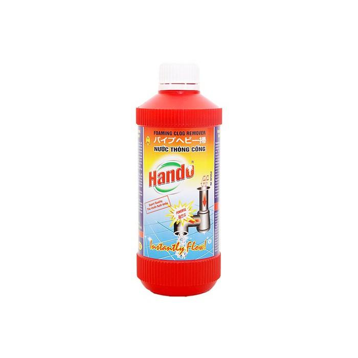 Nước thông tắc đường ống, cống Hando chai 570ml Xuất khẩu