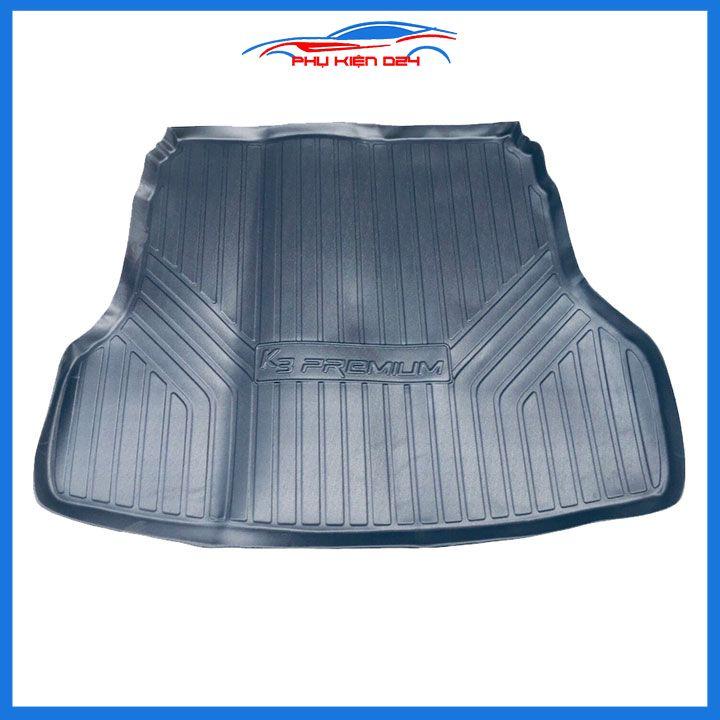 Thảm nhựa lót cốp Kia K3 2021-2022-2023-2024 nhựa dẻo cao cấp, không mùi, chống thấm nước tốt