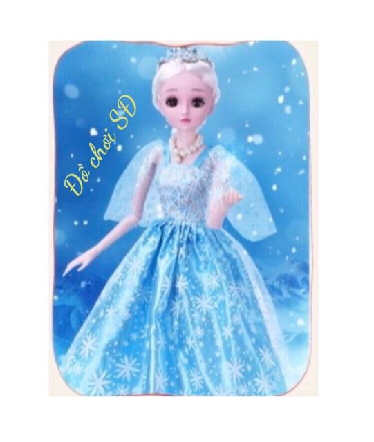 Quần áo búp bê 60 cm - đầm elsa