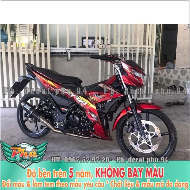 Tem rời Satria Trắng Sữa -1