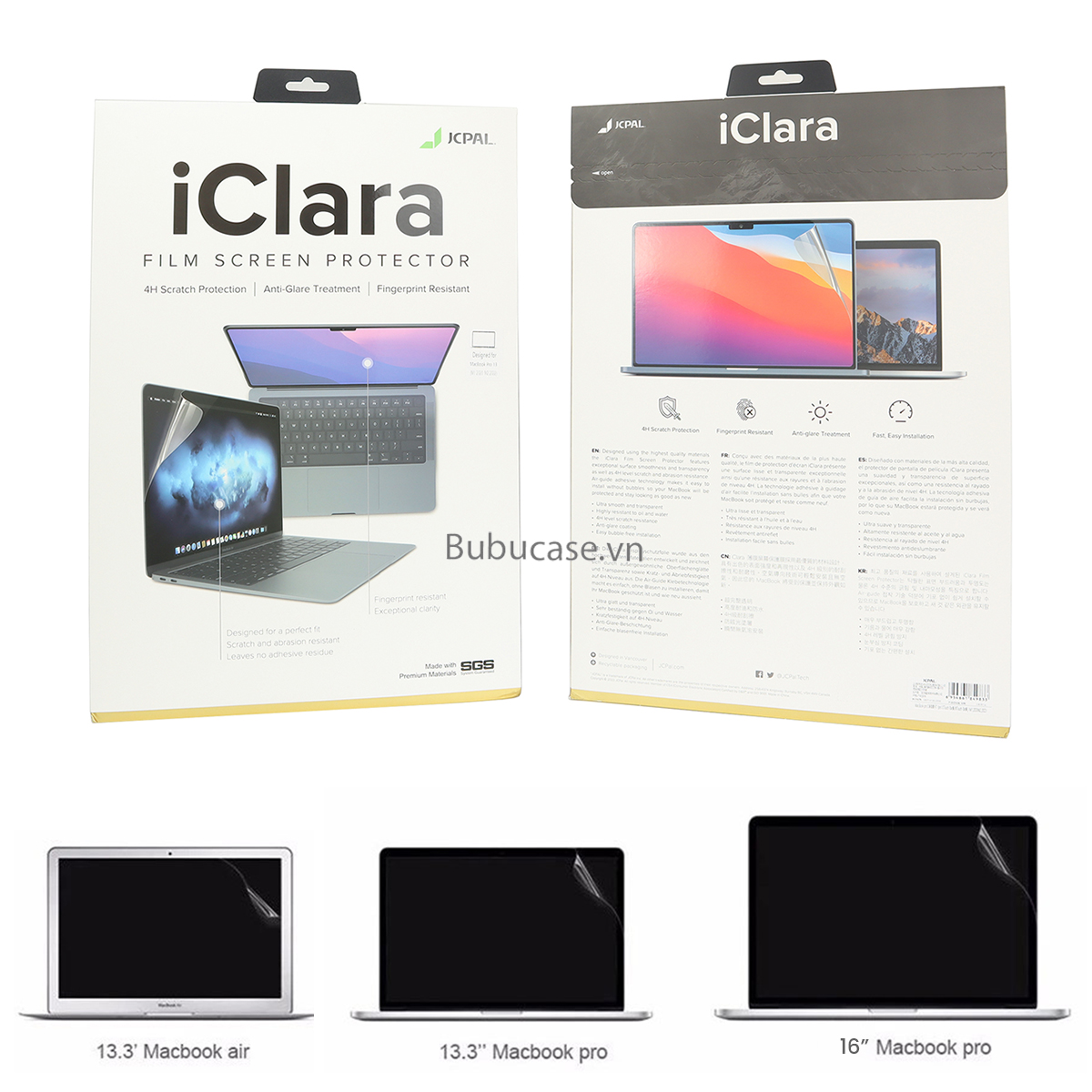 Miếng Dán Màn Hình Dành Cho MacBook Air, Macbook Pro 13" - 16"