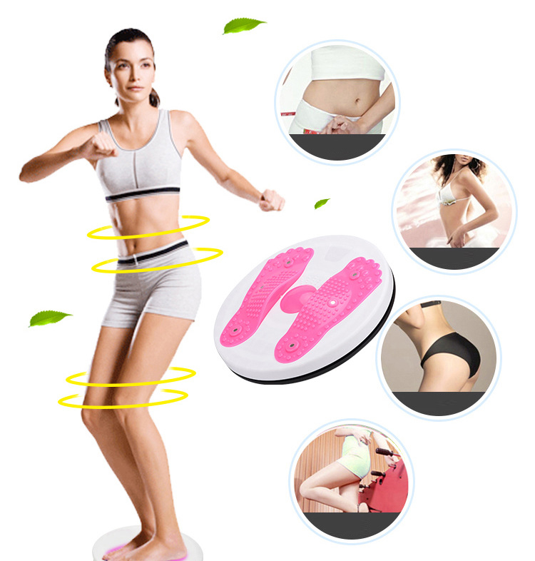 Dụng Cụ Tập Thể Dục Xoay Eo Hỗ Trợ Massage Chân Xoay 360 Độ